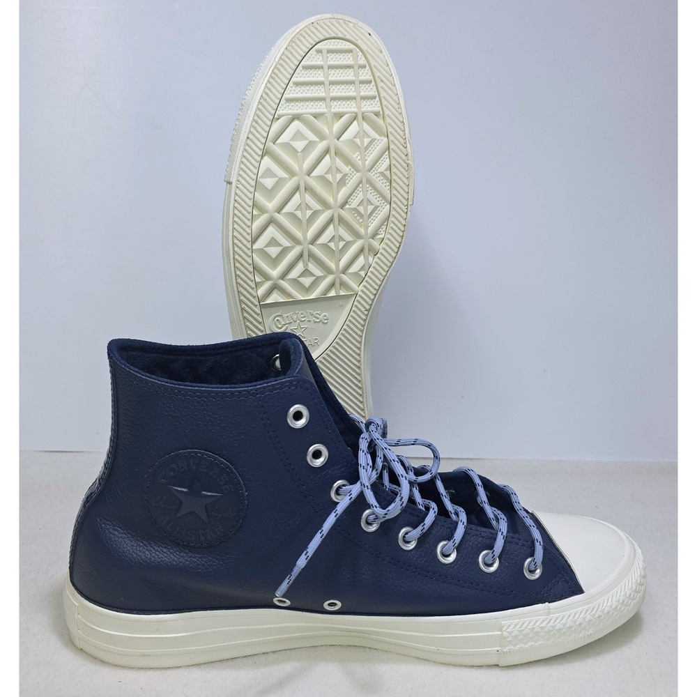 Converse Chuck Taylor Shoes Men 12 All Star Leather Sneaker Hi Top LIMITED USE